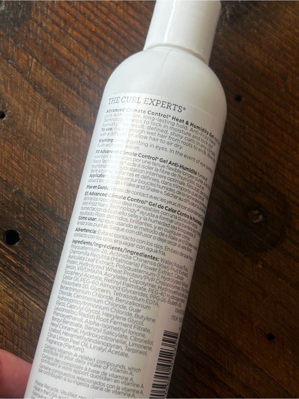 NWT Ouidad - Advanced Climate Control Heat & Humidity Gel - White/Red - Picture 2 of 2